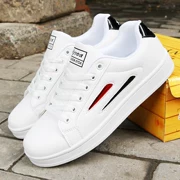 Giày trắng nam 2018 hè mới Giày trắng nhỏ phiên bản Hàn Quốc của xu hướng giày cao cổ giản dị