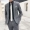 Mới kẻ sọc tối nam phù hợp với bộ đồ hai mảnh yuppie phong cách retro ánh sáng thanh niên phù hợp với xu hướng tự tu của nam giới - Suit phù hợp quần âu nam