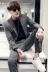 Mùa thu 2019 mới của Anh Bộ đồ kẻ sọc giản dị phù hợp với bộ đồ nam đẹp trai phiên bản Hàn Quốc của bộ đồ xu hướng tự tu hai mảnh - Suit phù hợp