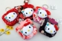 Nhật Bản Zhaox Deer và gió handmade vải túi hellokity chính hãng Hello Kitty Khóa móc khóa Nhật Bản - Trường hợp chính móc khóa ví mini