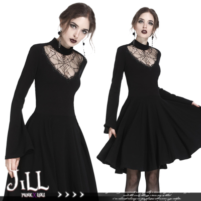 taobao agent O Jier o Classic Diablo Web Queen Queen Glit Dress Visual Baroque Dark DW237