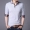 Qiuyi nam cộng với nhung ấm trung niên cha mùa thu áo thun cotton dài tay với ve áo cỡ lớn áo polo active shirt