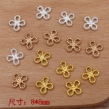 10 цветовых гарантийных сплавов Полово пористые соединительные кусочки цветов