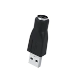 PS/2 MD6 Женщина до USB 2.0 Мужской адаптер разъем для KeyB