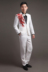 Mới sequined phù hợp với phù hợp với nam giới điệp khúc váy giai đoạn hiệu suất trang phục máy chủ ca sĩ nam trang phục Suit phù hợp