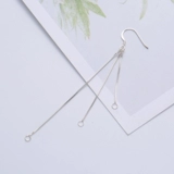 Гипоаллергенные серьги с аксессуарами, коробка, цепочка ручной работы, набор материалов, серебро 925 пробы, «сделай сам»