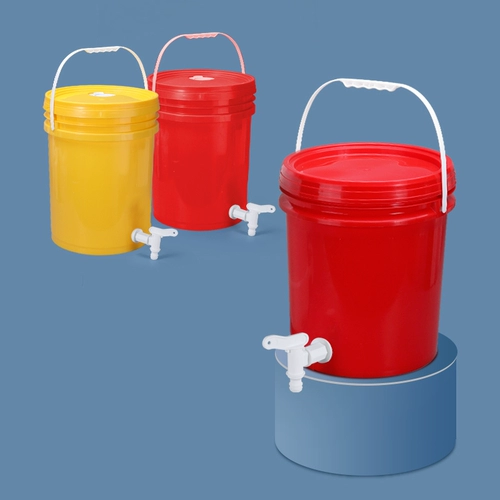 Food -Пластиковая ствола 10 л -кг с водным краном