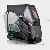 Motsoul Warcraft Mose World All Aluminum Open Case Atx Design Game Полный настольный компьютер ITX