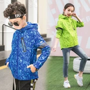 Áo khoác ngoài trời cho trẻ em 2018 mới mùa xuân và quần áo mùa thu cho bé trai và bé gái áo khoác mùa thu Hàn Quốc của áo khoác leo núi