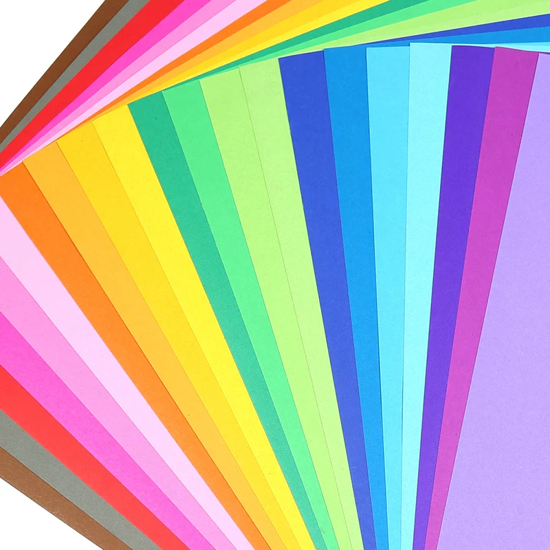 Cardboard, postcard, art materials set, DIY, 20 colors
