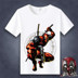 Marvel phim chết bồi bàn T-Shirt ngắn tay nam ngắn tay Deadpool anime xung quanh mùa hè phim hoạt hình quần áo sinh viên hình dán elsa Carton / Hoạt hình liên quan