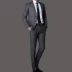 Phù hợp với phù hợp với nam mỏng Hàn Quốc phiên bản của màu xám phù hợp với kinh doanh của nam giới ăn mặc chuyên nghiệp mặc thanh niên chú rể áo cưới sơ mi nam Suit phù hợp