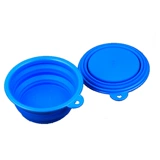 Новая чаша для питомца силикон, складывающаяся из портативного собачьего бассейна, золотой мао ​​Bian Pedi Pey Poindy Teddy Dog Bow