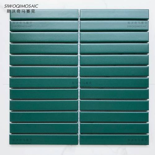 Простая черно -белая серо -серая длинные удары зеленая кухня ванная комната ванная плитка розовая полоса плитка полоса