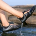 Giày năm ngón Giày nữ năm ngón Giày nam chân trần ngoài trời mang giày thể thao lội nước can thiệp tốc độ nước thượng nguồn giày cỡ lớn - Khởi động ngoài trời