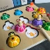 Câu cá từ đồ chơi câu cá trẻ em Tong Yizhi tương tác bộ nhớ rùa trò chơi cha-con và trẻ nhỏ tay và mắt phối hợp đồ chơi Đồ chơi bằng gỗ