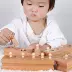 Montessori mầm non lực lượng giáo dục 1-2-3 tuổi và một khối nửa bé đồ chơi giáo dục cậu bé Đồ chơi bằng gỗ