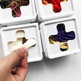 Японская импортная пластиковая коробка для хранения, ящик для хранения