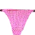 I-F1 UK single sec * home rose red dot lụa lụa thong XL - G-string