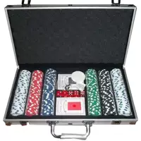 Texas Holdem Poker Aluminum Case Set Chips Set Chips