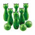 Trẻ em phim hoạt hình động vật bowling bé câu đố gỗ bowling chụp 1-3 tuổi đồ chơi túi