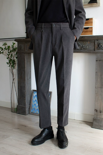 Шерстяное пальто, штаны, универсальный демисезонный костюм, увеличенная толщина