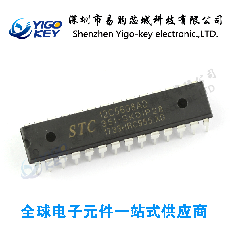 2Pcs STC12C5608AD-35I skdip 28 STC12C5608AD Microcontrôleur DIP28 ut 2Pcs STC12C5608AD-35I skdip 28 STC12C5608AD Microcontrôleur DIP28 ut