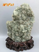 Fluorite đồ trang trí bằng đá khoáng tinh thể màu xanh lá cây pha lê sáng đá mềm pha lê ice pha lê đá đá pha lê đá đá trang trí