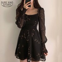 WOMENS BLACK DRESS Chiffon Dresses Casual Mini Short Clothes