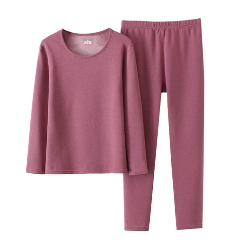 Осеннее термобелье для пожилых людей для матери, штаны, утепленный комплект, утепленное нижнее белье, для среднего возраста