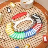 Система хранения из нержавеющей стали для ключей с застежкой, изысканный брелок