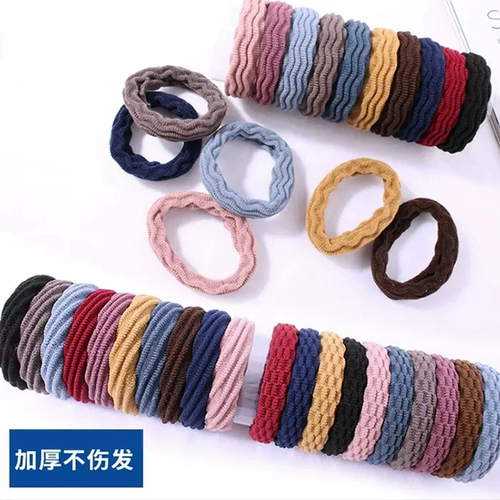 Эластичная прочная резинка для волос, хвостик, аксессуар для волос, простой и элегантный дизайн