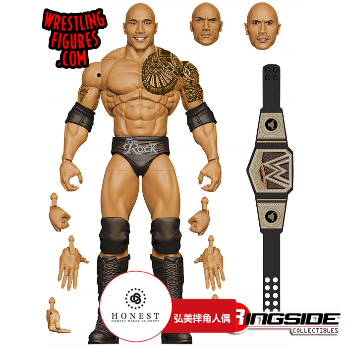 [August] Ult & 10【 August 】 WWE image Jushi Johnson The Rock Super mobile Genuine image Luxury version