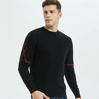 Áo len cashmere nam cashmere mùa đông mới áo len cổ tròn 2018 áo len nam dày cỡ lớn quần kaki nam