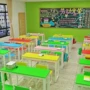 Bàn cô gái mẫu giáo bàn họp bàn đào tạo đơn và ghế tổ chức giáo dục học sinh viết đôi đồ nội thất - Nội thất giảng dạy tại trường bàn học chống gù cho bé