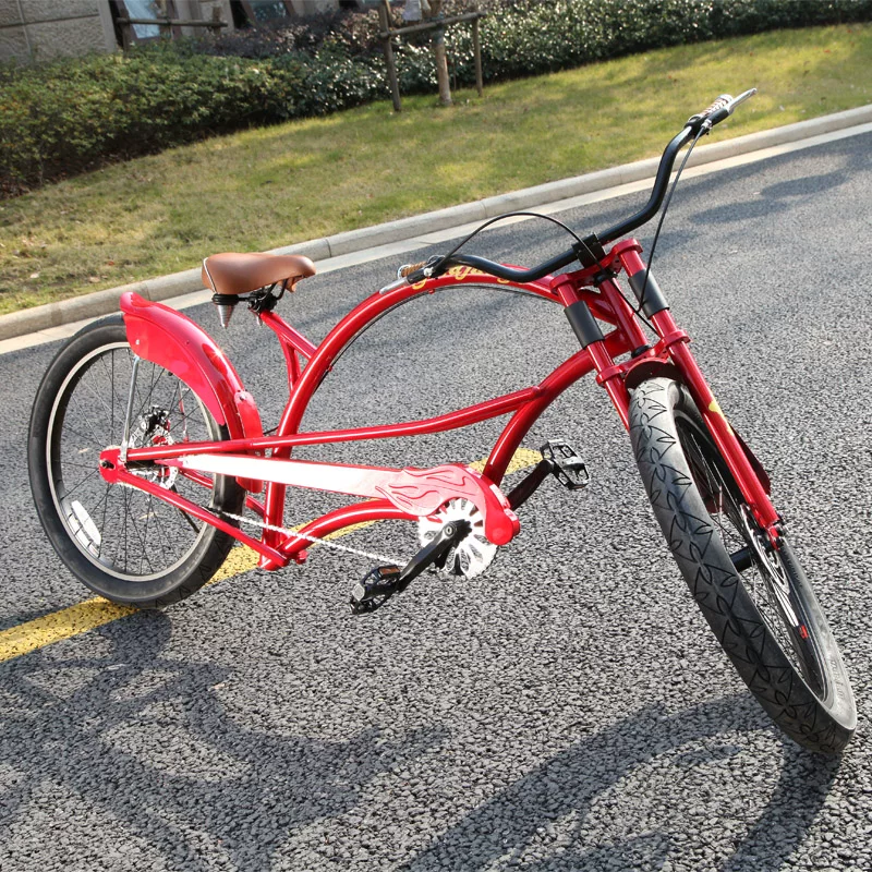 Long beach bike, frame, brake