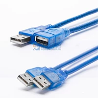 Usb adapter nam đến nam USB dòng dài mở rộng máy tính cáp dữ liệu ngoại vi dòng chuyển đổi usb2.0 mở rộng đèn usb xiaomi