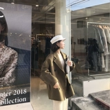 Шерстяное двусторонное шерстяное пальто, в корейском стиле