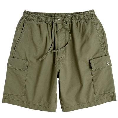 Mùa hè dụng cụ quần short Nhật Bản thương hiệu thời trang retro cotton đa túi của nam giới quần short giản dị quần jean ống rộng nam Quần làm việc