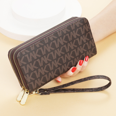 taobao agent Wallet, long advanced shoulder bag, capacious mobile phone, key bag, high-quality style
