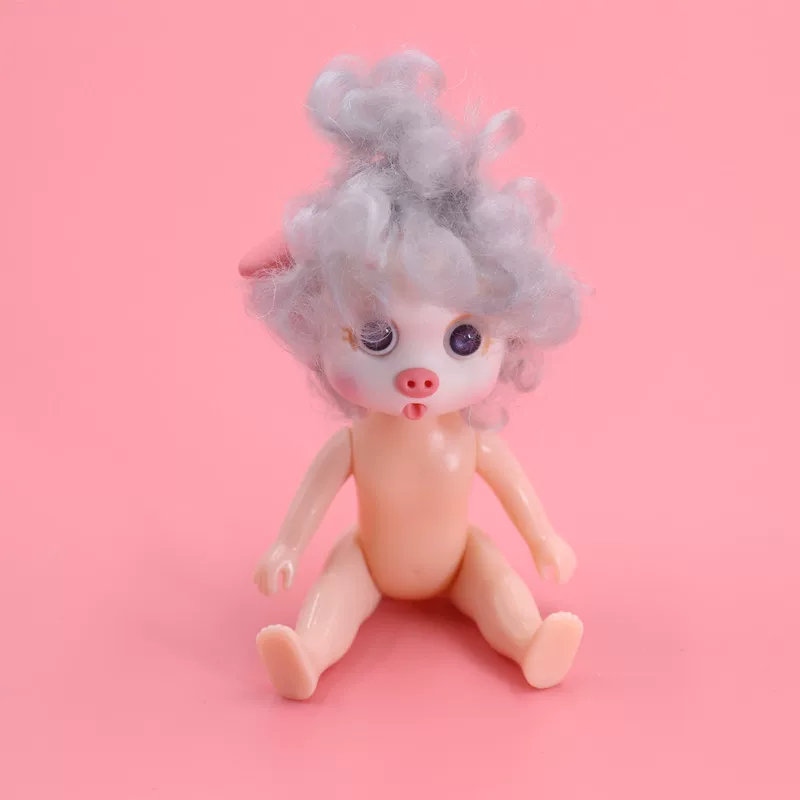 Тело куклы BJD, запутанные куклы, самодельная красота, голова из глины OB11, 5 см/8 см маленькое тело
