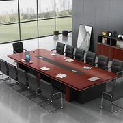 Nội thất văn phòng bàn dài hội nghị bàn ghế kết hợp tiếp tân để thương lượng bàn lớn phòng hội nghị bàn hình chữ nhật - Nội thất văn phòng