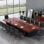 Nội thất văn phòng bàn dài hội nghị bàn ghế kết hợp tiếp tân để thương lượng bàn lớn phòng hội nghị bàn hình chữ nhật - Nội thất văn phòng bàn làm việc đơn giản giá rẻ