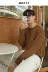 Áo thun cotton cổ tròn nam MRCYC dài tay i lỏng hàng đầu Hàn Quốc in xu hướng áo thun hoang dã kiểu Hồng Kông - Áo phông dài