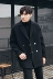 MRCYC Hàn Quốc phiên bản của raglan tay áo len áo khoác nam xu hướng rắn màu lỏng đôi ngực áo len áo khoác áo khoác thủy triều