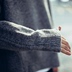 MRCYC người đàn ông mới của Hàn Quốc phiên bản của thả vai áo len lỏng áo len nam vòng cổ áo thun sinh viên triều Hàn Quốc Kéo qua