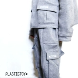 (Ptoy*Spot) Автономный стиль MMMI Bella Верхний тел серый куртка четыре набора европейского и американского стиля