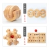 Kong Ming khóa Lu Ban khóa món quà của trẻ em trường tiểu học giải trí bằng gỗ đồ chơi giáo dục dành cho người lớn thông minh khóa để mở khóa bán buôn Đồ chơi IQ