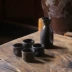 Nhật Bản sáng tạo gốm retro đặt bộ rượu shochu rượu vang vàng rượu sake nồi rượu vang chai rượu thủy tinh