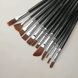 Нейлоновая кисть для рисования, гуашь, художественная акварель, художественная роспись, комплект для начинающих для школьников для создания градиентных переходов